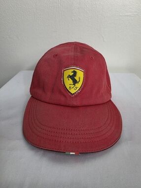 Ferrari Red Baby Cap with Shield Logo